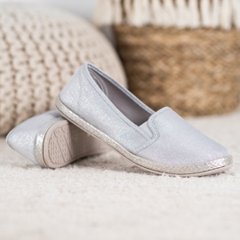 SHELOVET Comfortable Slip On Shoes grey 2