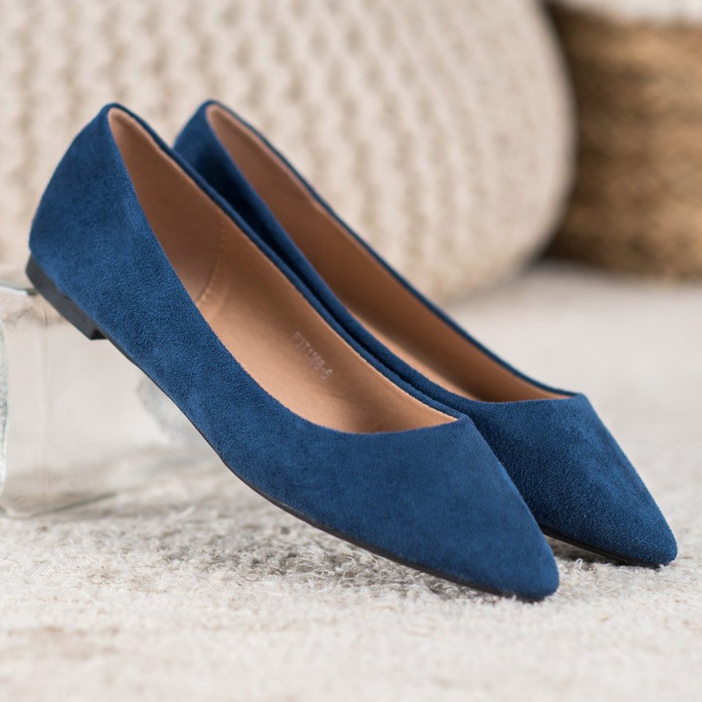 SHELOVET Ballerina In Spitz blue 2