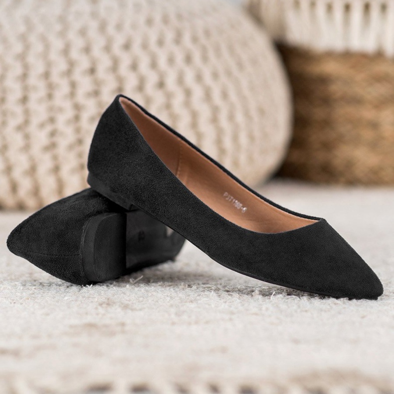 SHELOVET Ballerina In Spitz black 1