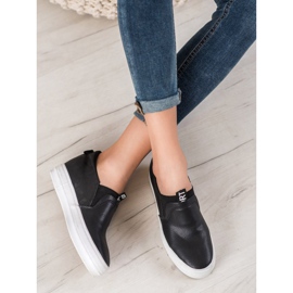 Bona Black Slip On Shoes 2