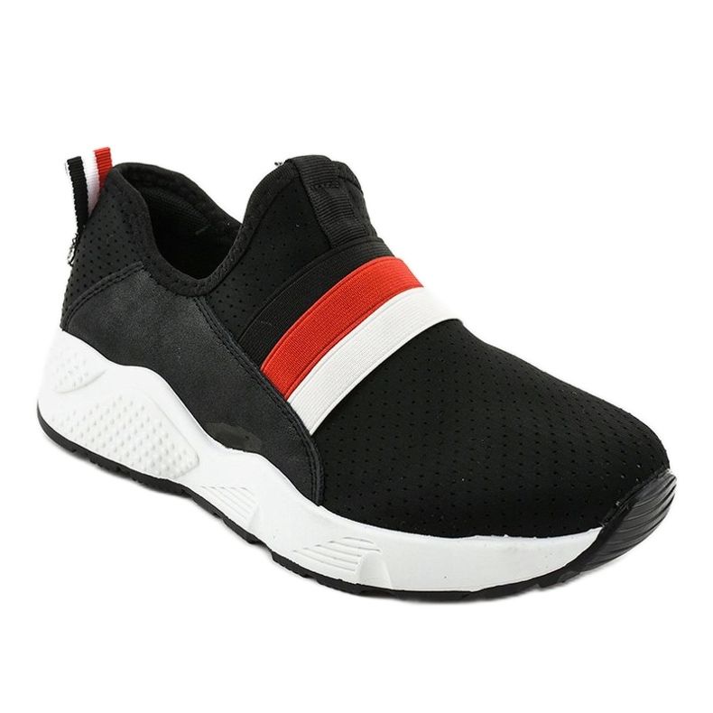 Black sports slip-on shoes NB256P-1 1