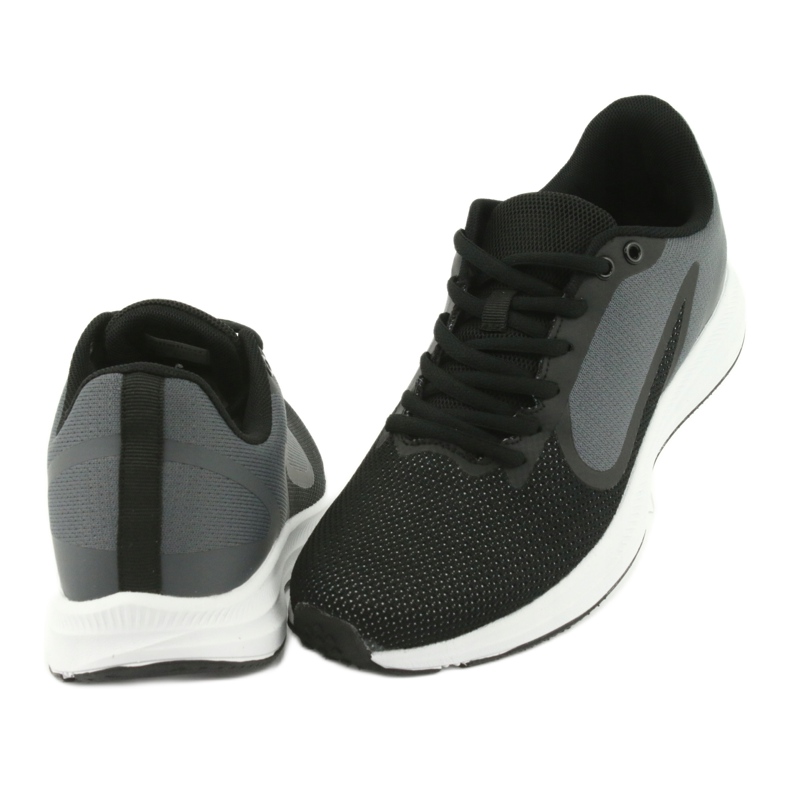 Atletico 1857335 men's sports shoes, black and gray 4