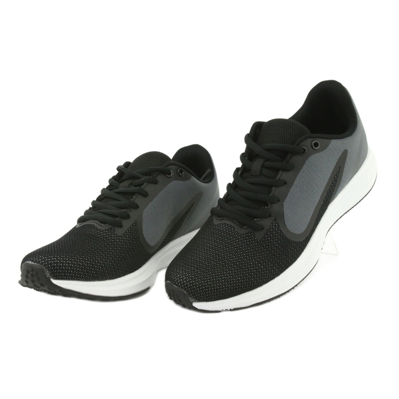 Atletico 1857335 men's sports shoes, black and gray 3