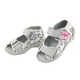 Befado children's shoes 242P102 pink silver grey 3