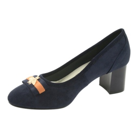 M.Daszyński Ladies' navy blue pumps Mucha Daszyński SA173 2
