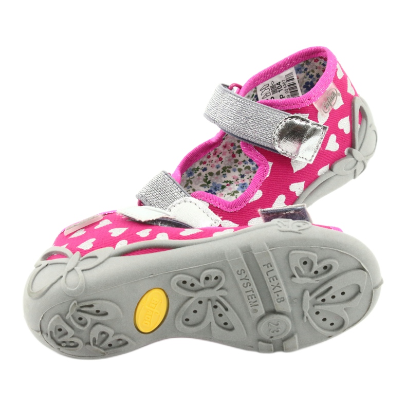 Befado children's shoes 242P104 pink grey 5
