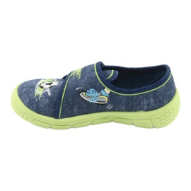 Befado children's shoes 557P138 navy blue green 2