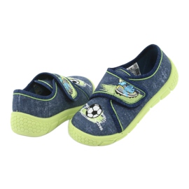 Befado children's shoes 557P138 navy blue green 4
