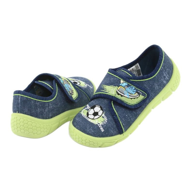 Befado children's shoes 557P138 navy blue green 4