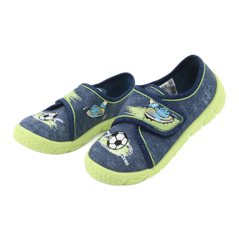 Befado children's shoes 557P138 navy blue green 3