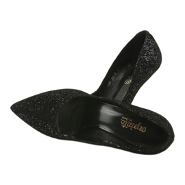 Pumps on Szpilka 497 Black Espinto multicolored grey 5