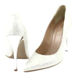 Pumps On A Silver Pin Espinto 391/63 white grey 4