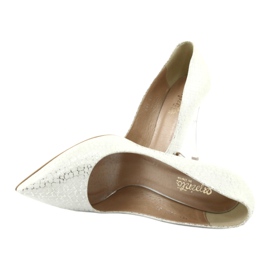 Pumps On A Silver Pin Espinto 391/63 white grey 5