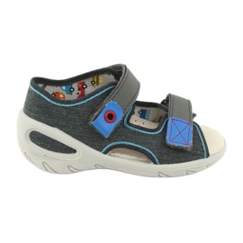 Befado children's shoes pu 065X132 blue grey 1