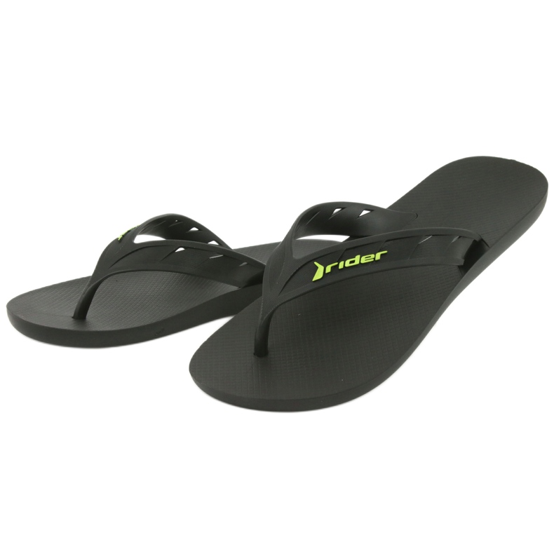 Black and green men's flip-flops Rider 11573 3 Black and green men's flip-flops Rider 11573 3