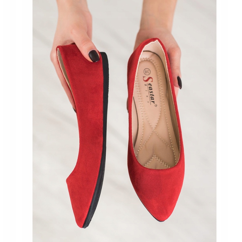 Seastar Casual Ballerinas red 1