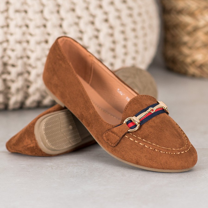 Fama Suede Lords With Ornament brown 1