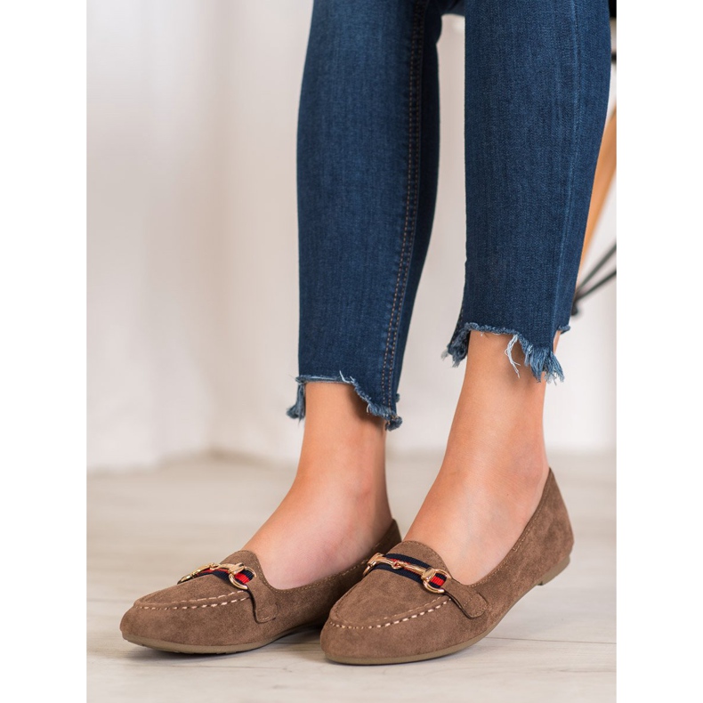 Fama Suede Lords With Ornament brown 1