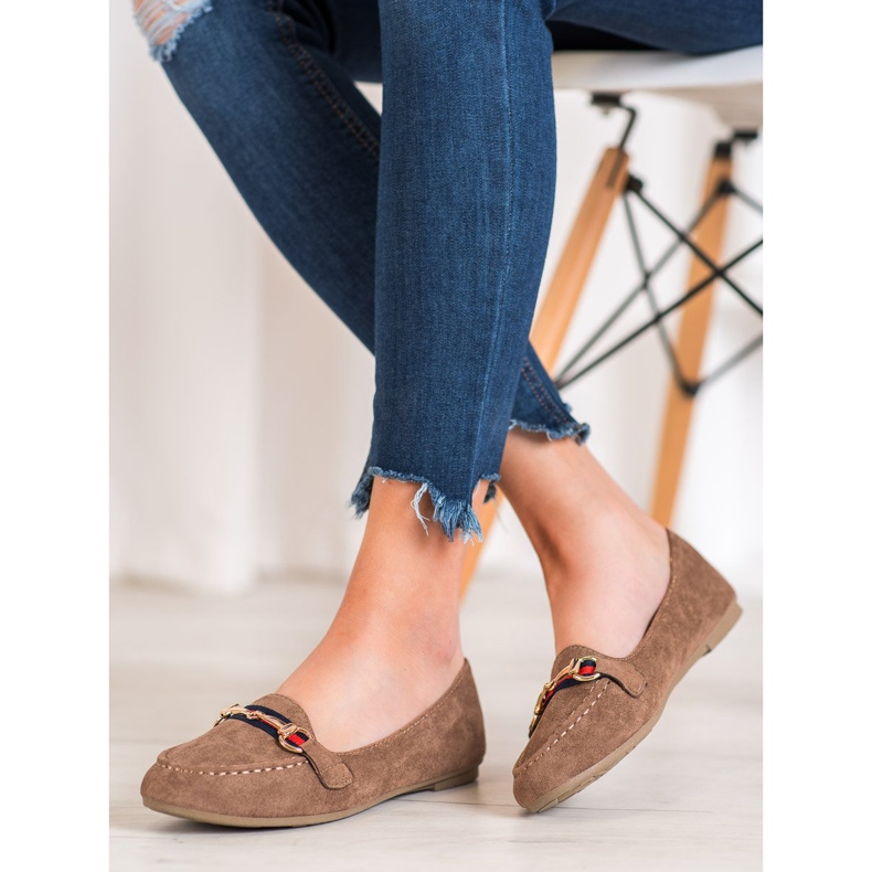 Fama Suede Lords With Ornament brown 2