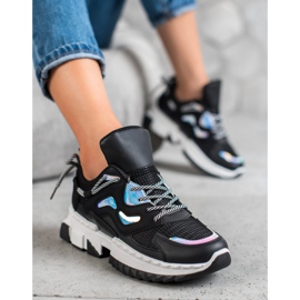 Seastar Stylish Sneakers With Holo Effect black multicolored 1