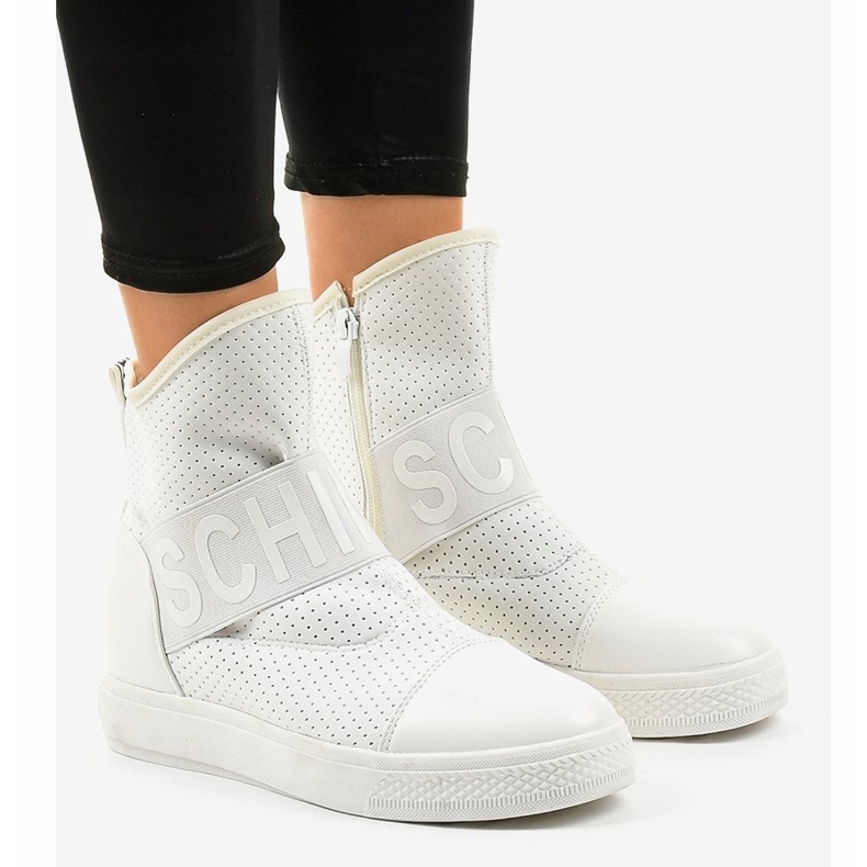 White Lycra sneakers SJ1730-2 1