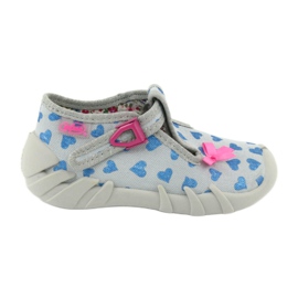 Befado children's shoes 110P380 blue pink 1