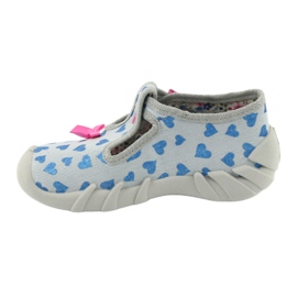 Befado children's shoes 110P380 blue pink grey 2 Befado children's shoes 110P380 blue pink grey 2