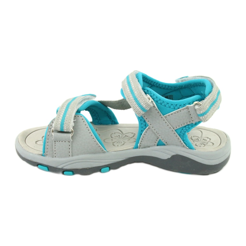 KangaRoos Girls' sandals foam insole 18335 gray-blue grey 2