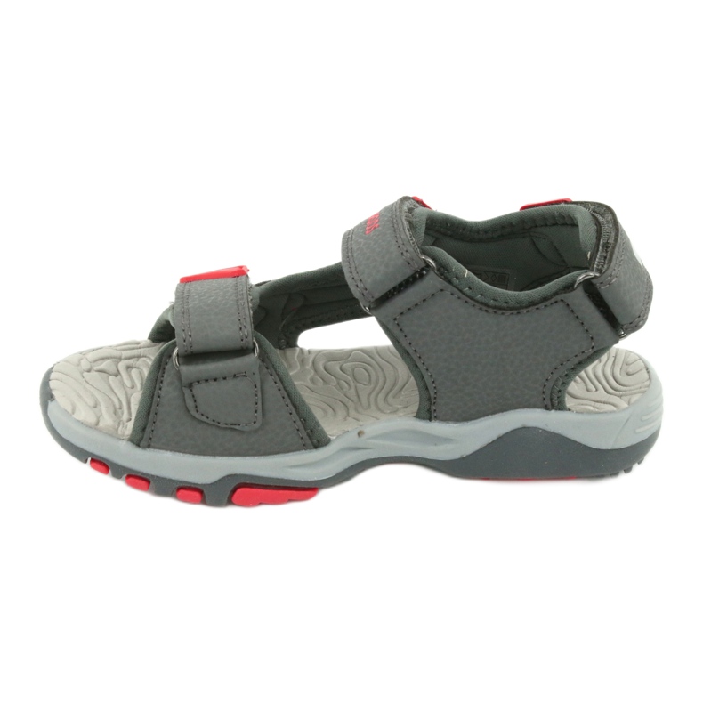 KangaRoos Sandals boys' gray-red foam insert 18337 grey 2