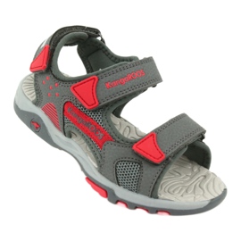 KangaRoos Sandals boys' gray-red foam insert 18337 grey 1