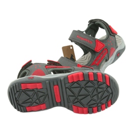 KangaRoos Sandals boys' gray-red foam insert 18337 grey 5