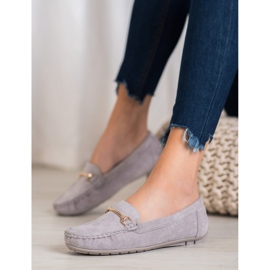 Seastar Stylish suede loafers grey 2