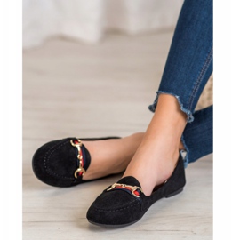 Fama Suede Lords With Ornament black 1