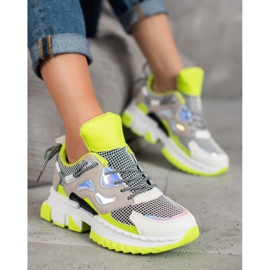 Seastar Stylish Sneakers With Holo Effect multicolored yellow 1
