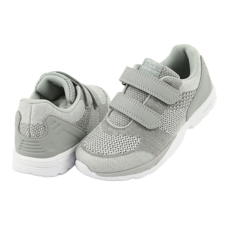ADI girls' sports American Club ES16 silver gray grey 4 ADI girls' sports American Club ES16 silver gray grey 4