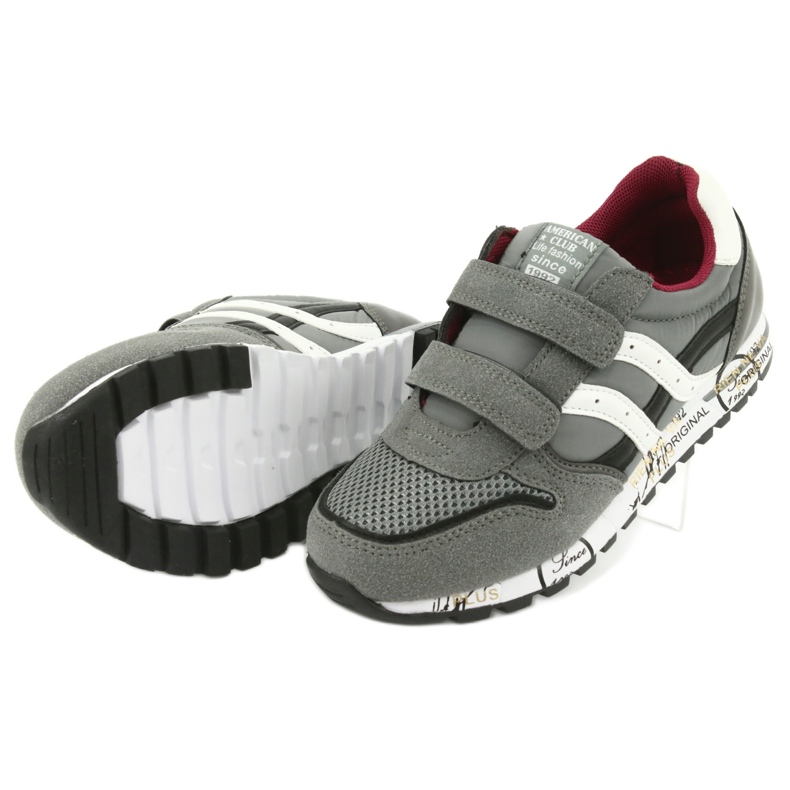 American Club American ES02 Children's gray sports shoes grey 5 American Club American ES02 Children's gray sports shoes grey 5