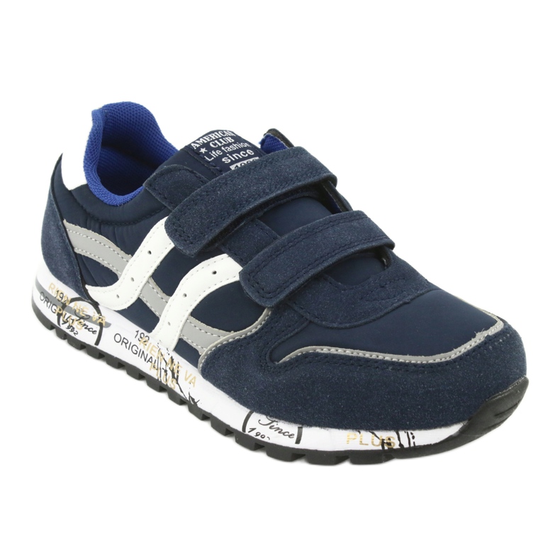 Grenade American Club ES02 boys' sports shoes white navy blue blue grey 1 Grenade American Club ES02 boys' sports shoes white navy blue blue grey 1