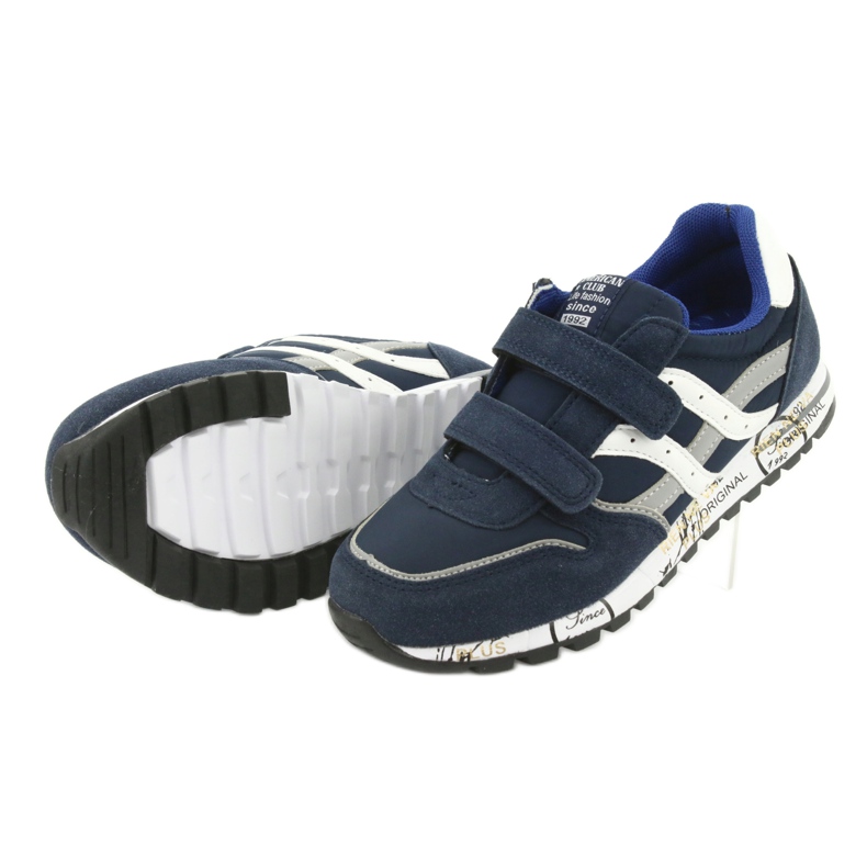 Grenade American Club ES02 boys' sports shoes white navy blue blue grey 5 Grenade American Club ES02 boys' sports shoes white navy blue blue grey 5