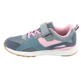 Blue American Club BS12 sports shoes pink grey 2 Blue American Club BS12 sports shoes pink grey 2