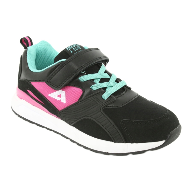 Black American Club BS12 sports shoes pink green 1 Black American Club BS12 sports shoes pink green 1