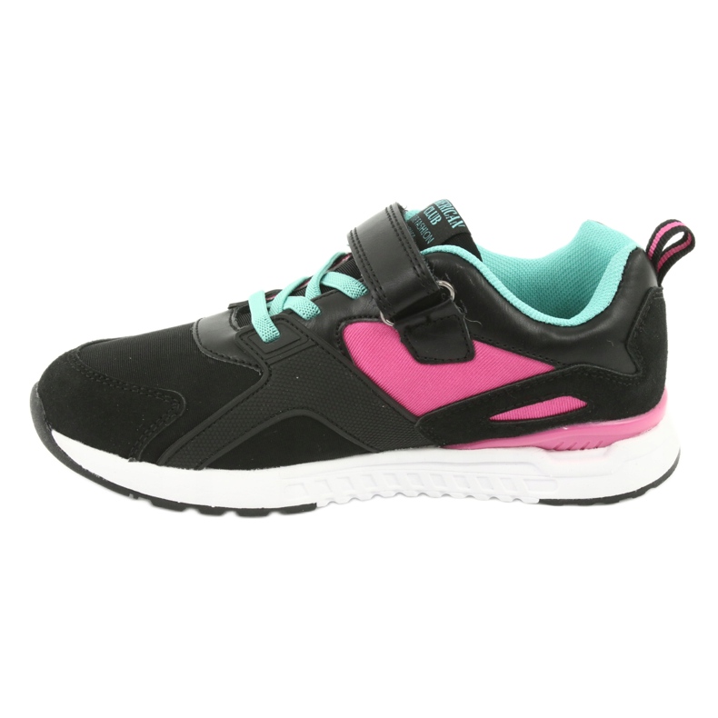 Black American Club BS12 sports shoes pink green 2 Black American Club BS12 sports shoes pink green 2