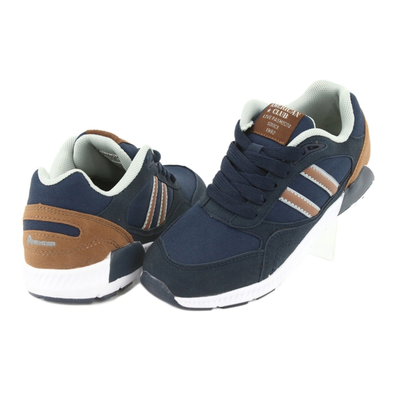 Navy American Club BS10 sports shoes blue 4