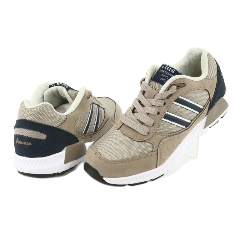 Children's beige sports shoes American Club BS10 4 Children's beige sports shoes American Club BS10 4