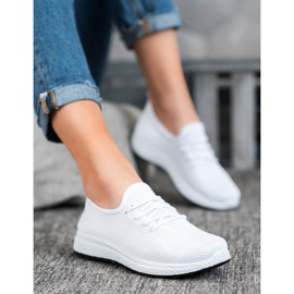 SHELOVET Comfortable Shoes On The Platform white 1