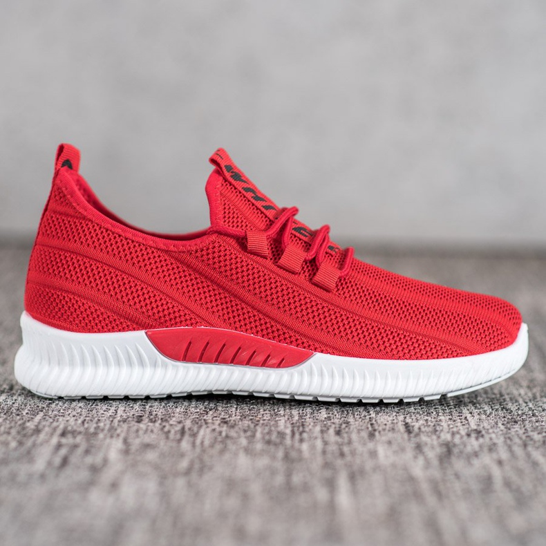 SHELOVET Red Openwork Shoes 1