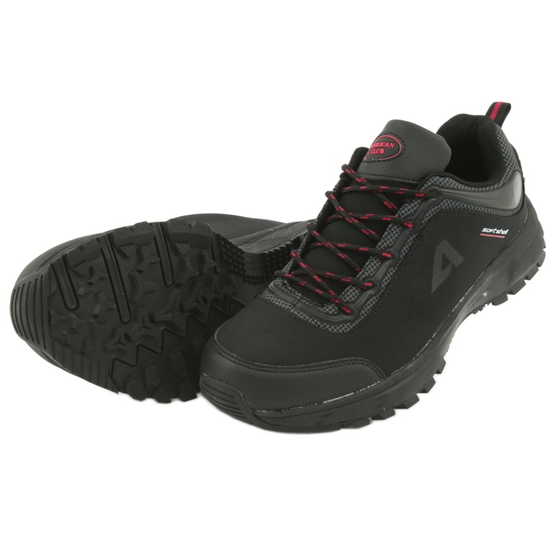 American Club HL02 waterproof softshell sports shoes black red grey 5 American Club HL02 waterproof softshell sports shoes black red grey 5