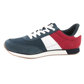 American club FH07 men's sports shoes white red navy blue 2