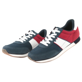 American club FH07 men's sports shoes white red navy blue 3 American club FH07 men's sports shoes white red navy blue 3
