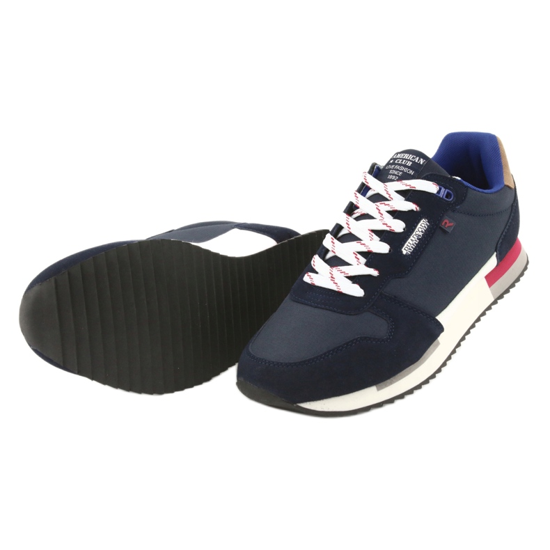 American Club RH12 lightweight sneakers white navy blue 5 American Club RH12 lightweight sneakers white navy blue 5