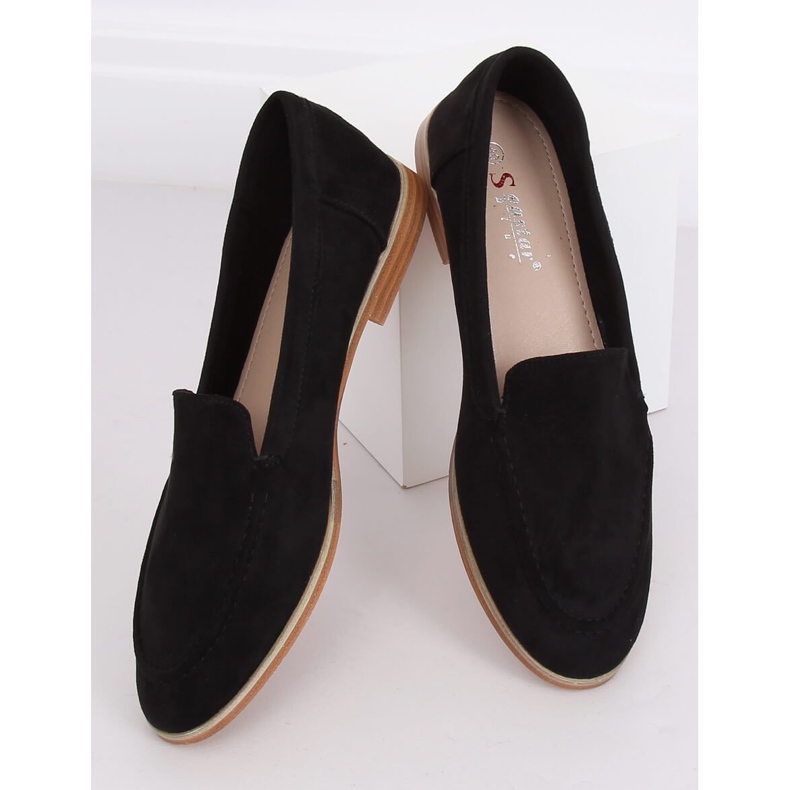 Black Women's black loafers T359P Black 1